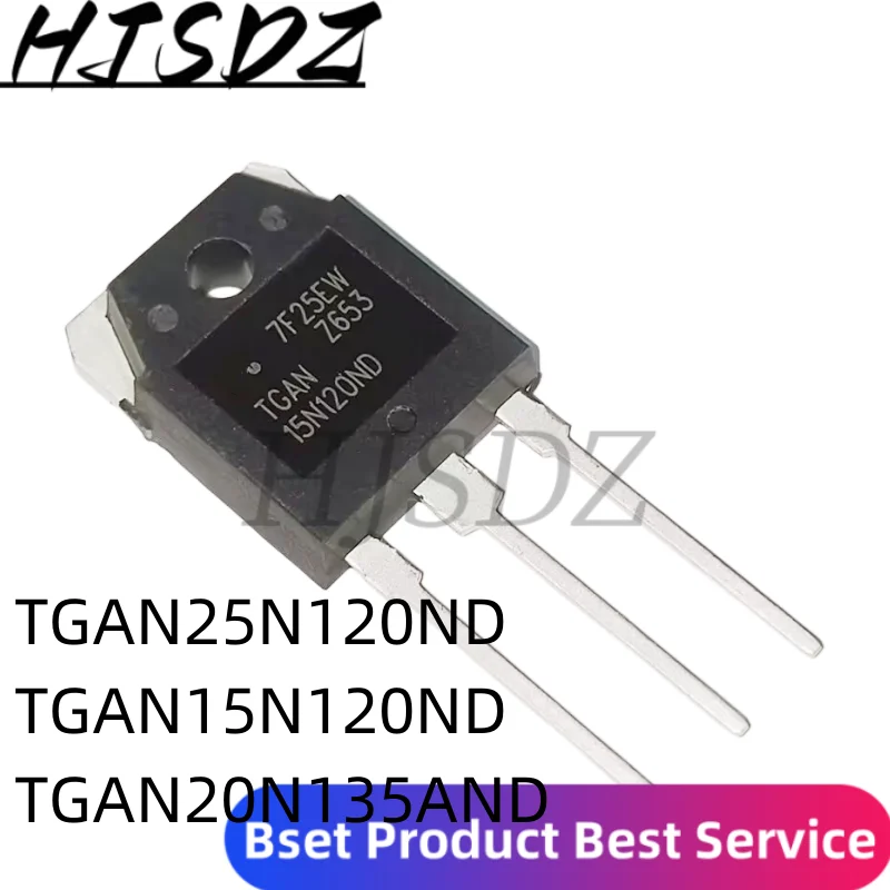 

Transistor IGBT de interruptor, nuevo y Original, 5 unids/lote, TGA15N120ND, 15N120ND, TGAN15N120ND o TGA25N120ND, TGAN20N135ND