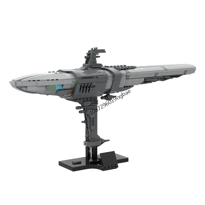 Nouveau 892 pièces célèbre film de combat étoile Moc Mc75 Star Cruiser modèle à l'échelle intermédiaire bricolage idées créatives enfant jouet cadeau d'anniversaire Puzzle personnalisé