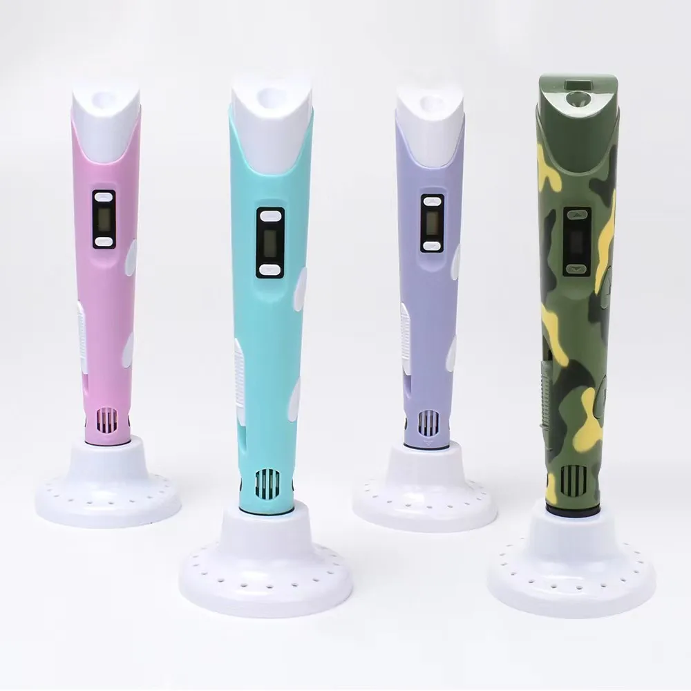 Bolígrafo de impresión 3D con filamento PLA de 1,75mm para niños, Pluma de impresión de dibujo 3D, regalo de cumpleaños y Navidad