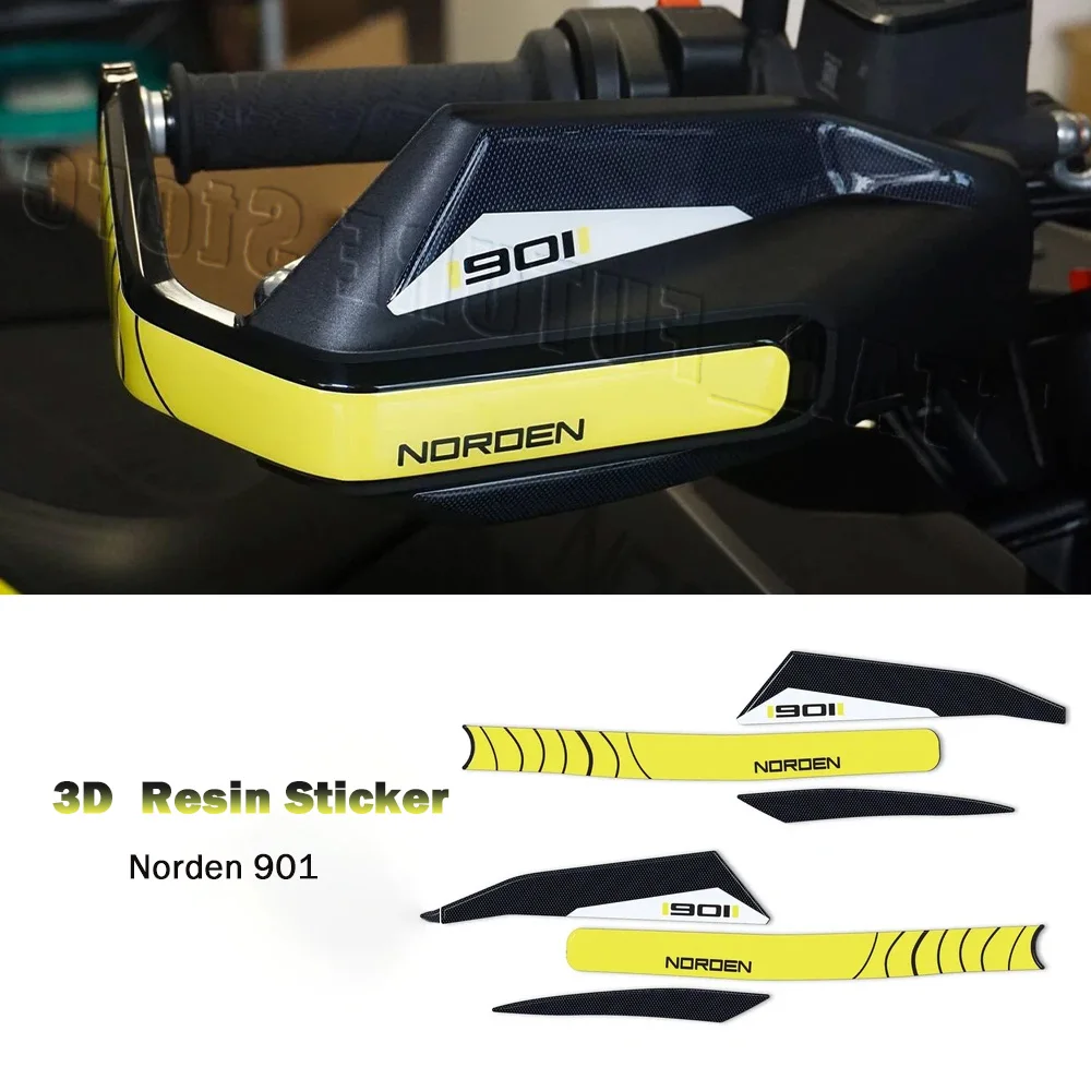 

For Motorcycle Handguards for Norden, 3D Stickers, Protections, Norden 901, 2025, pair