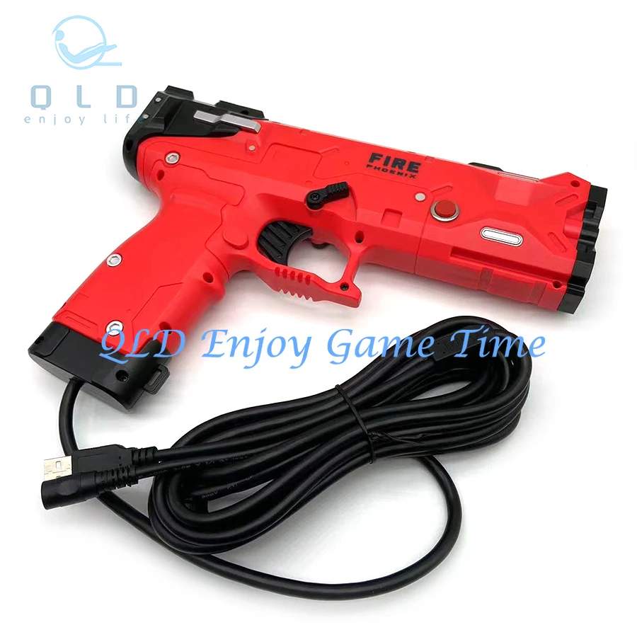 

ПК беспроводной/проводной пылающий Phenix DIY USB аркадная игра LightGun 4, светодиодный сенсорный контроллер для эмулятора Teknoparrot, игры-стрелялки