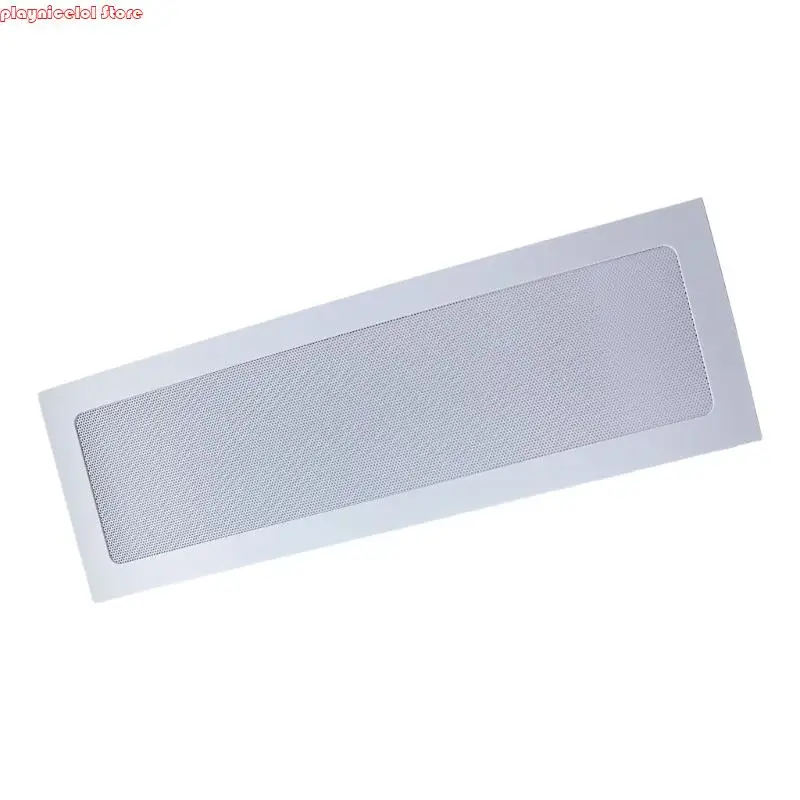 E8BA Twee magnetische pc -case stoffilters 12x24cm PVC -materiaalbevestiging voor onderhoud het CPU -koelsysteem