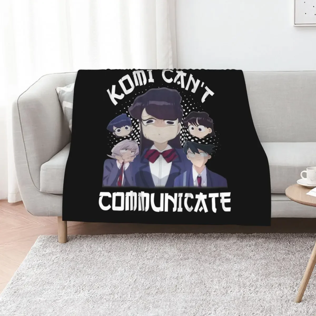 

Komi Can't Communicate - komi san Throw Blanket Decorative Beds Heavy Designers Flannels Blankets