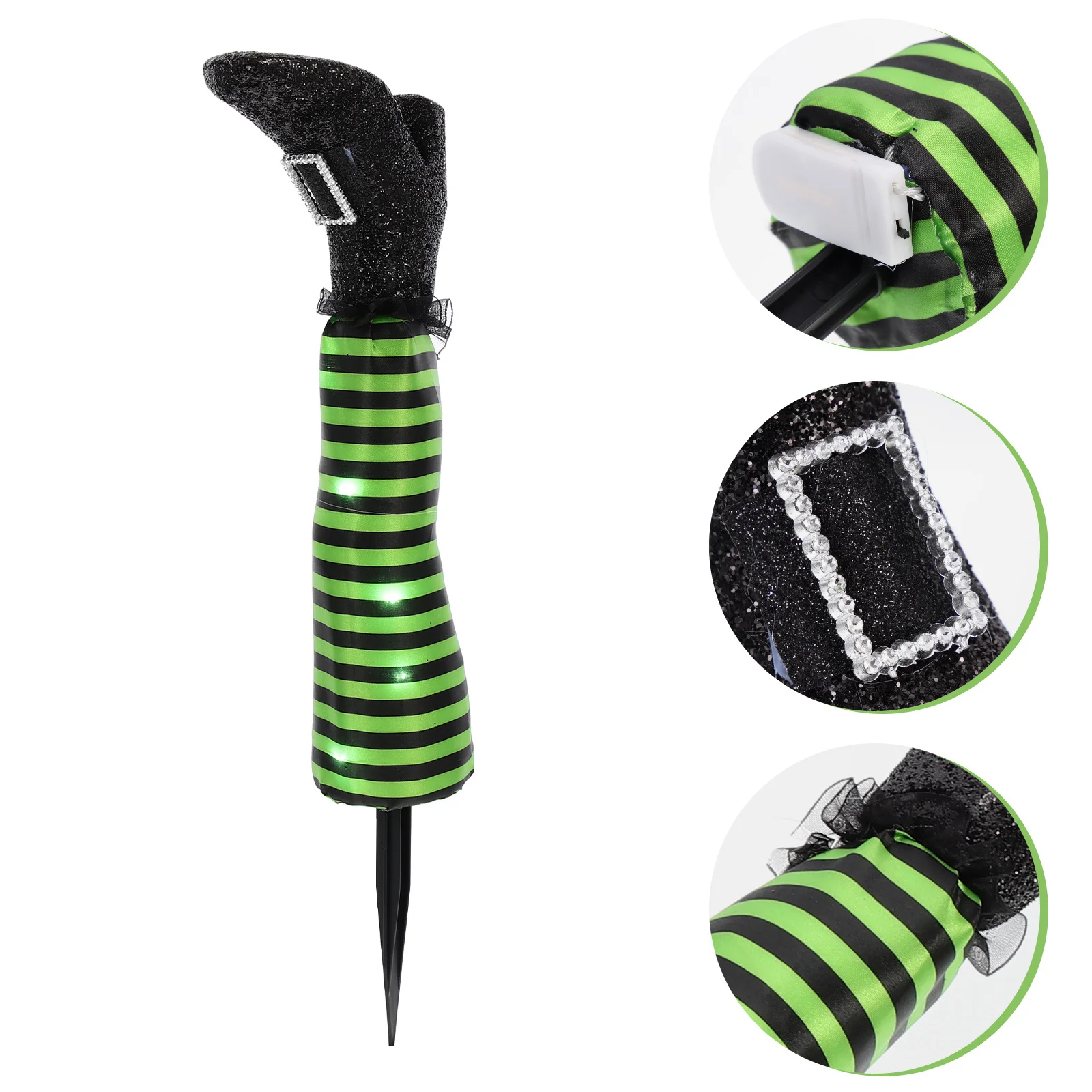 

Halloween Witch Leg Durable Cloth Lamp for Lawn Garden Yard Decoration Halloween Party Ornament Holiday Decoration