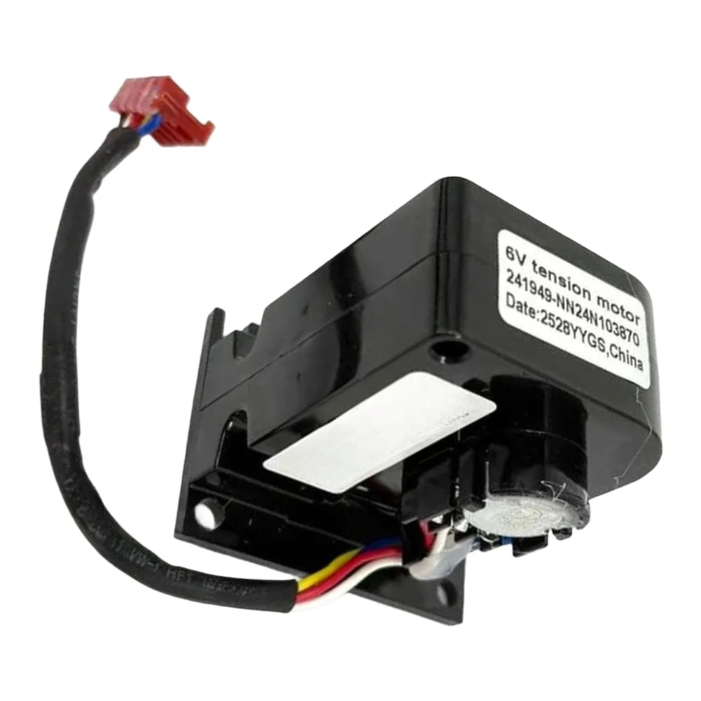 6V For Elliptical Resistance Motor for Treadmills Direct Replacement for Part 241949 Plastic Metal Construction Black