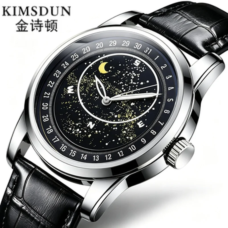 kimsdun-men-business-watch-full-starry-sky-design-waterproof-luminous-fashion-wrist-timepiece