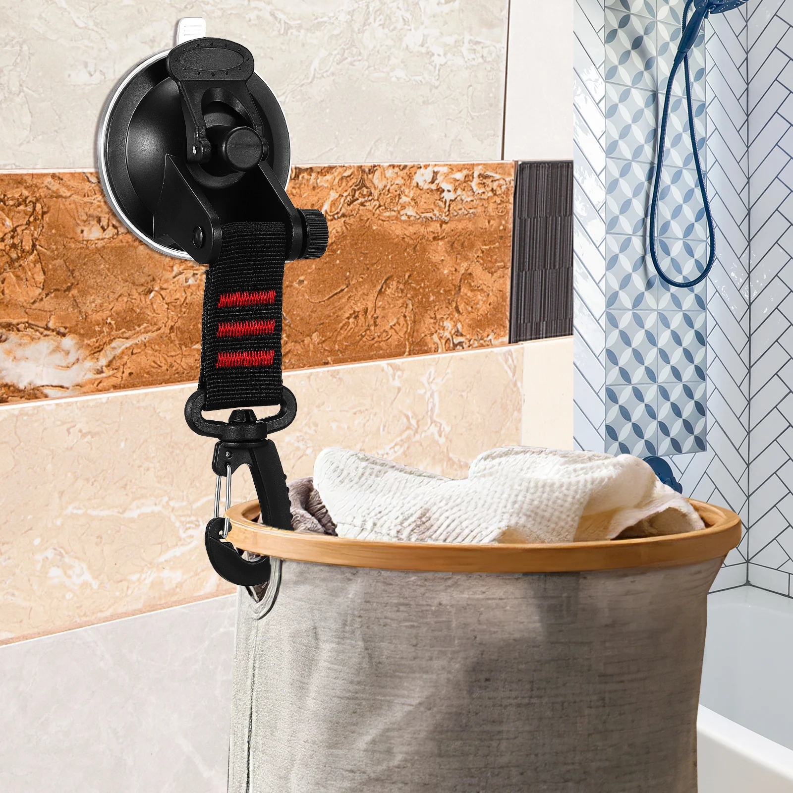 Ganchos de ventosa resistentes, 4 unidades, forte potência de sucção rotativa, toldo de carro, acessórios de acampamento, toldo de carro, acessórios de van