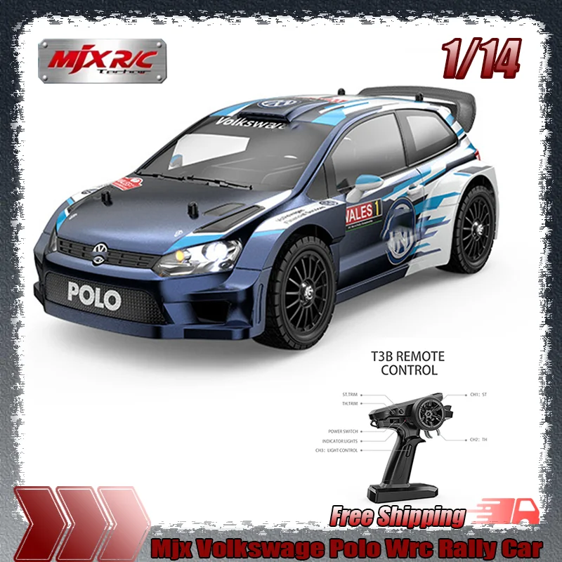 Новинка в наличии Mjx 14303 14304 Citroen Polo Wrc Rally Car Электрический пульт дистанционного управления Бесщеточный радиоуправляемый высокоскоростной дрейф Индивидуальная детская игрушка