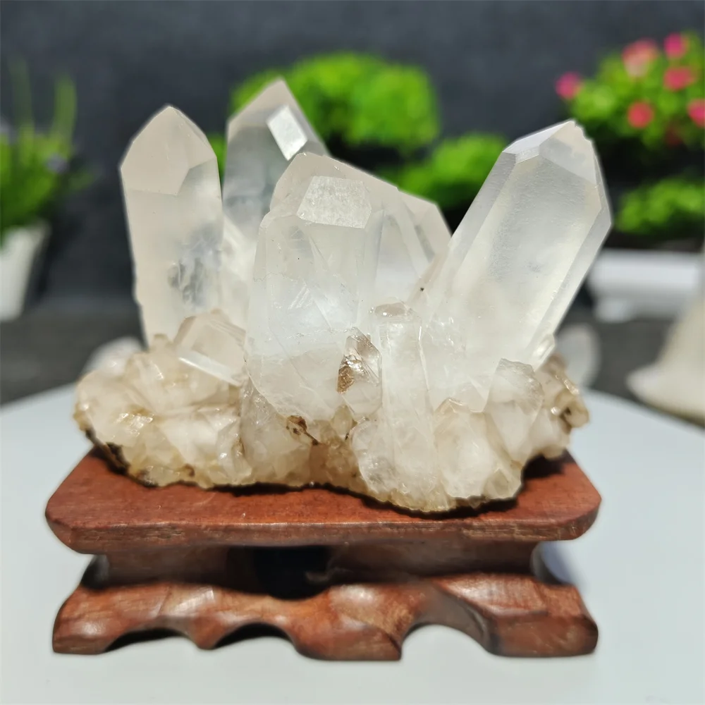 White Crystal Cluster Clear Quartz, Natural Raw Specimen, Healing Gem, Meditation Energy Stone, Home Decoration, High Quality