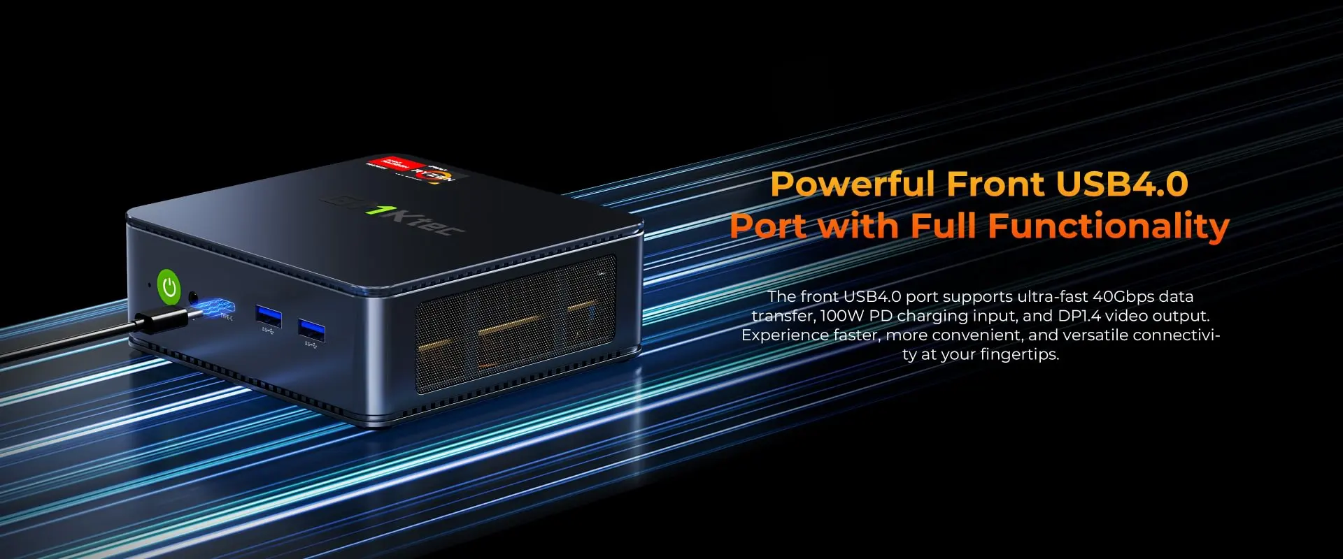 GMKtec M6 Ultra Mini-PC AMD Ryzen5 7640HS Mini-Computer 16GB RAM 512GB PCIe3.0 SSD Windows 11 Pro Dual 2.5G LAN Desktop-PC – Detail 11