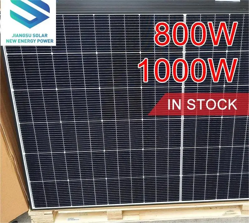 Customization 550w 1000w 700 Watt Solarpanel PV Module Black Frame Double Glass 182mm Half Cells Roof System Tier 1 Mono Solar P