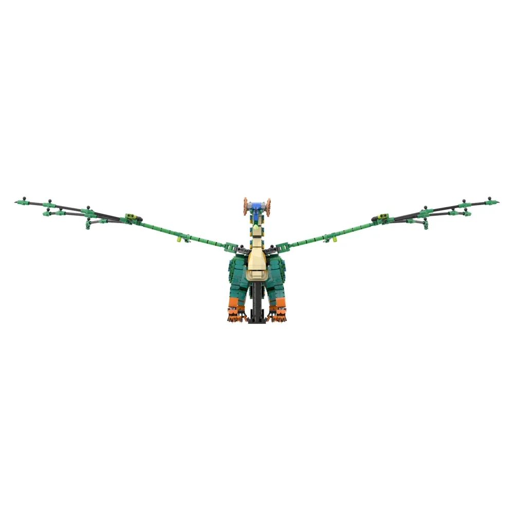 MOC Flying Dragon Building Blocks Wings RainWings Model Libro Animales Dinosaur with Wings diy Bricks Toy for Childrens Gift