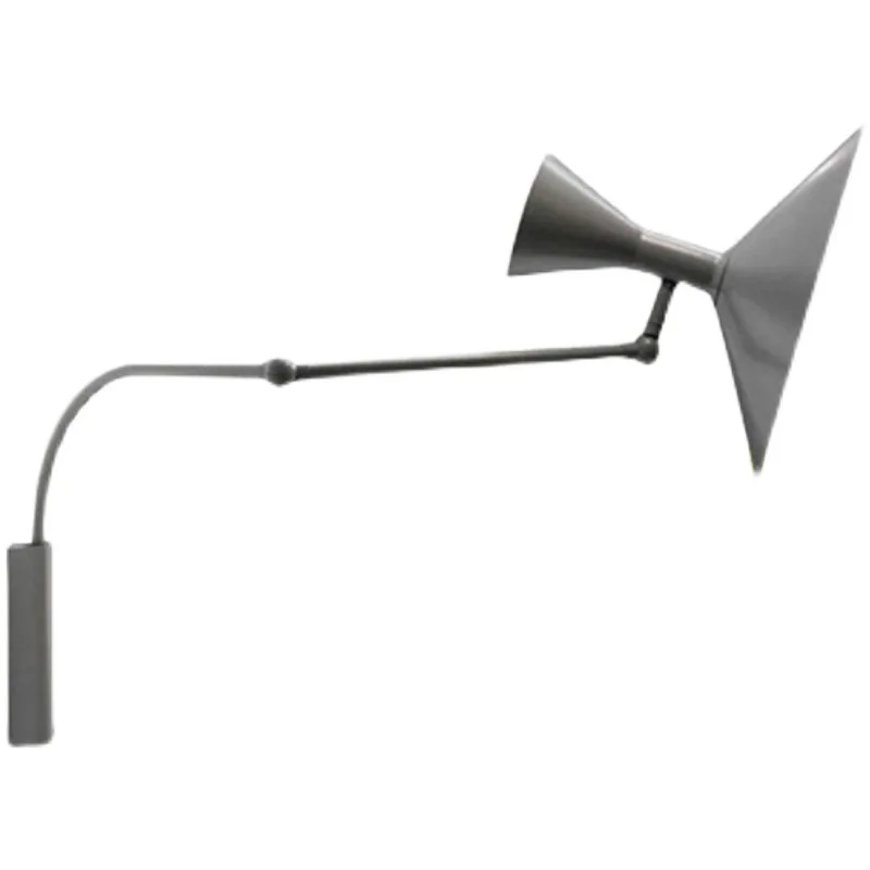 Nordic Retro Long Pole Rocker Arm Wall Lamp Living Dining Room Wall Scone Kitchen Bar Counter Rotatable Bedroom Study Lighting