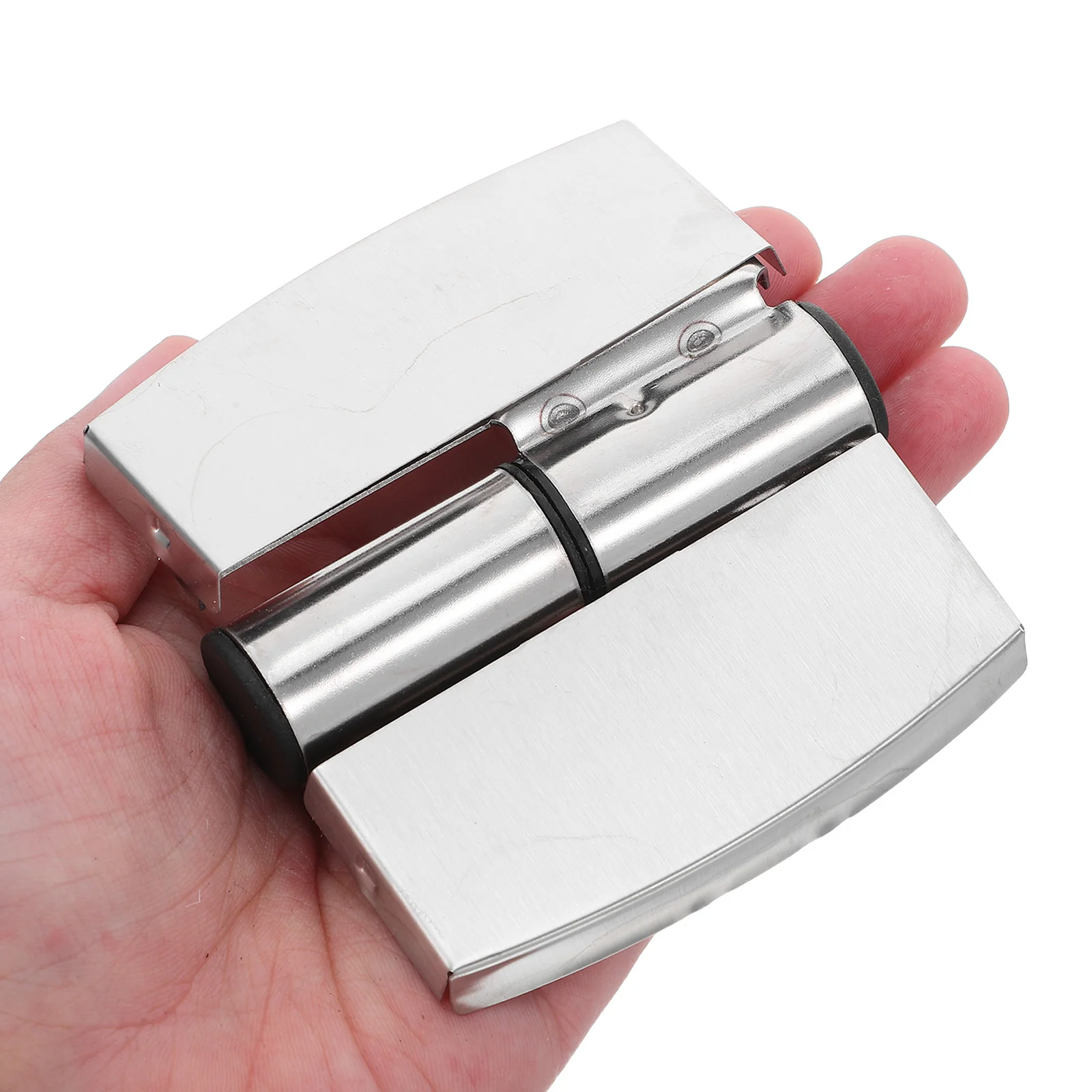 

2Pcs Bathroom Partition Stainless Steel Folding Door Hinges Heavy Duty Concealed Hinges Glass Shower Door Hardware