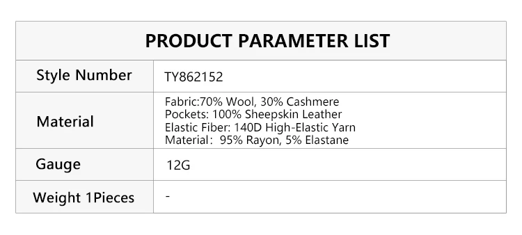 TY862152 Damen-Strickjacke aus Wolle-Kaschmir-Mischung mit Stehkragen und Reißverschluss, 100% Lammfell, Brusttasche, gerippter Saum, LP Quiet Luxury Herbst – Detail 1