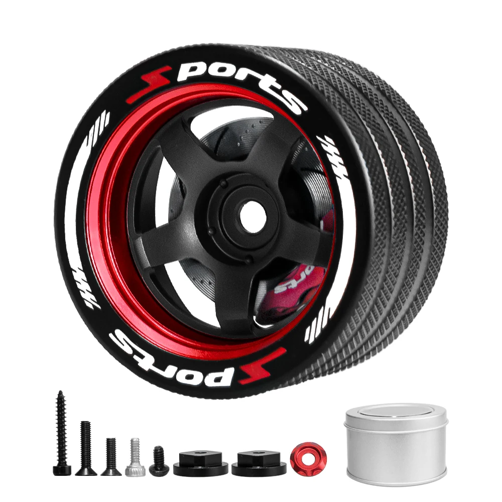 RC-Fernbedienungs-Handrad, Aluminium-Handrad für Flysky Noble NB4/SANWA MT4 MT5 M12 M17/FUTABA 4PX 7PX 10PX/WFLY X9 – Detail 15