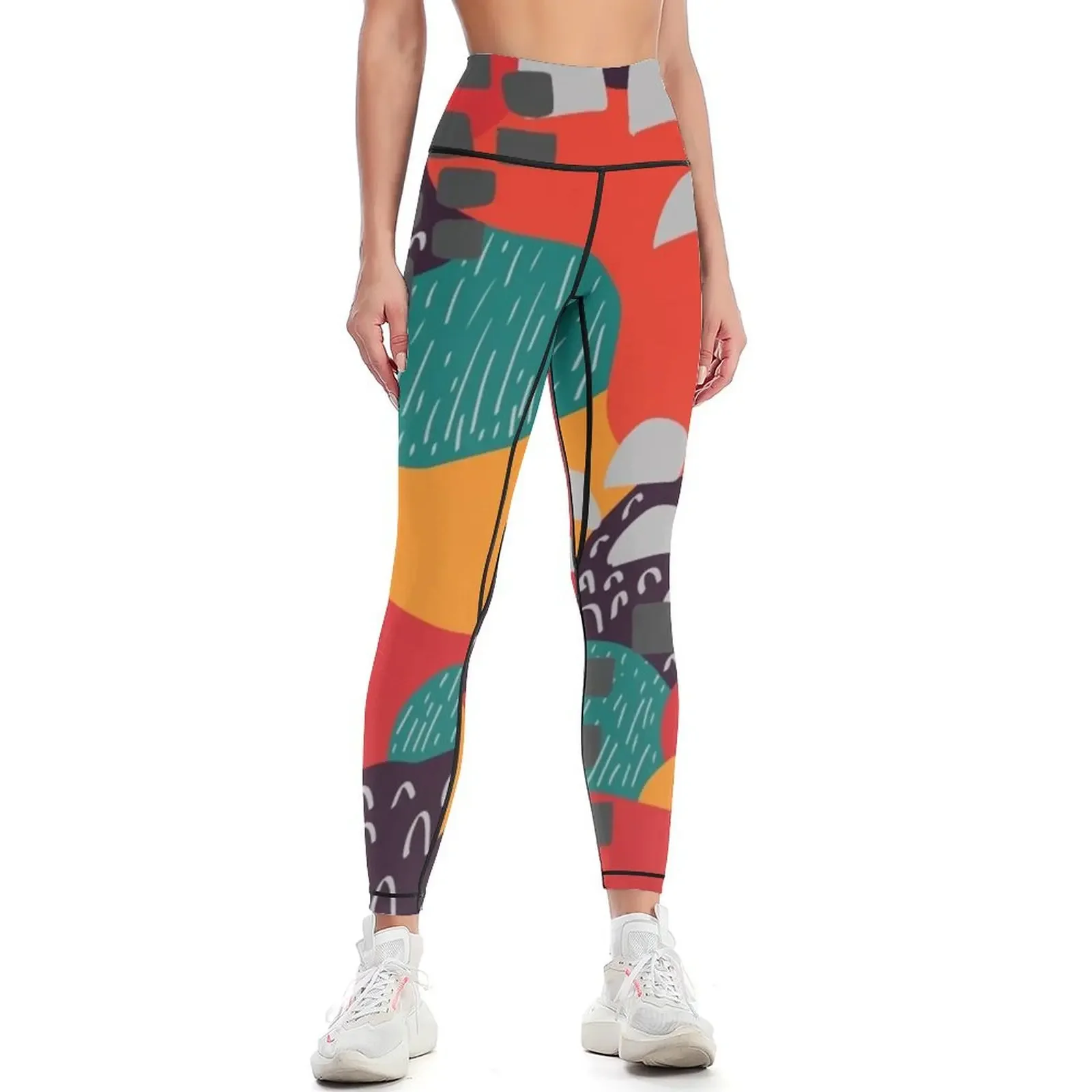 

Abstract Leggings Jogger pants gym's clothing sporty woman gym workout clothes for Womens Leggings