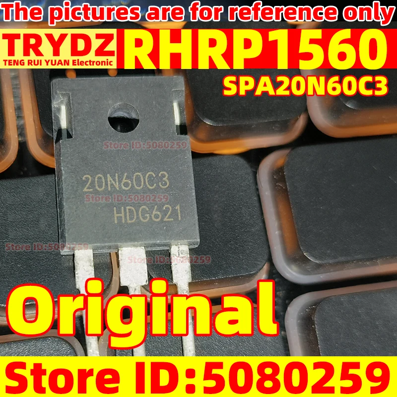 

50-10 шт. Оригинальный RHRP1560 = U1560G MUR1560 SPA20N60C3 20N60C3