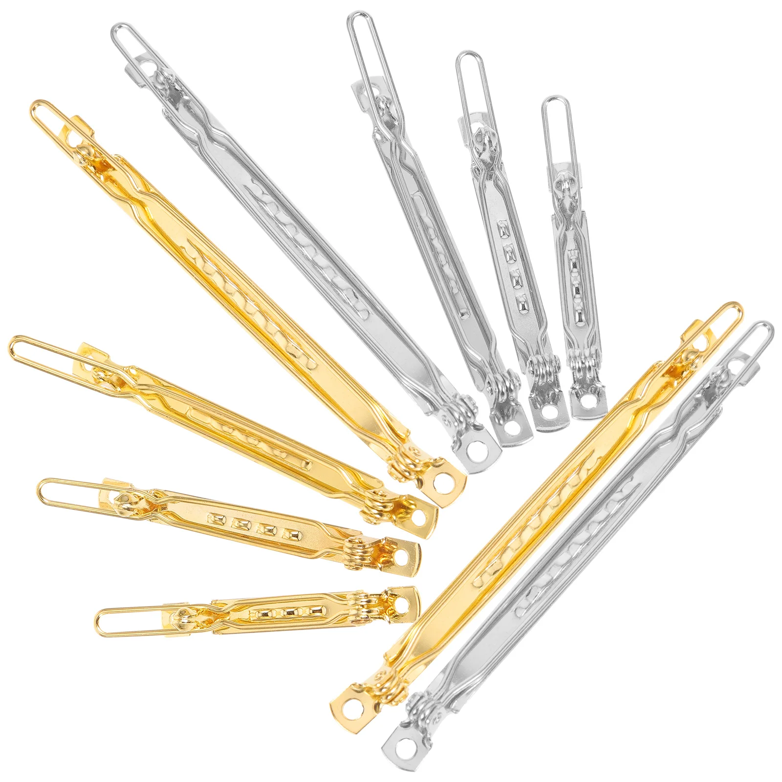 

16pcs Metal Frog Clips Hair Making Crafts Iron Hairpin Accessories Blank Small Reusable Durable Styling Hair Care