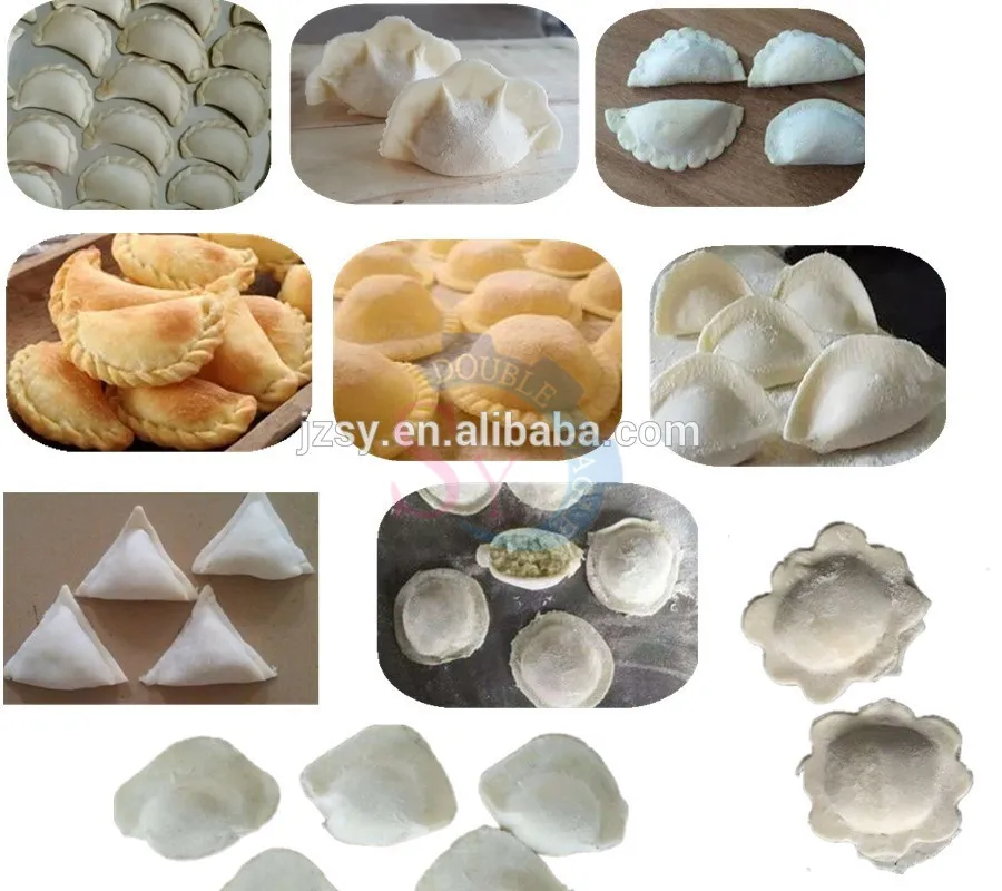 ماكينة صنع البلميني الأوتوماتيكية الصغيرة التجارية عالية الكفاءة/آلة تشكيل زلابية السمبوسك مانتي رافيولي إمبانادا