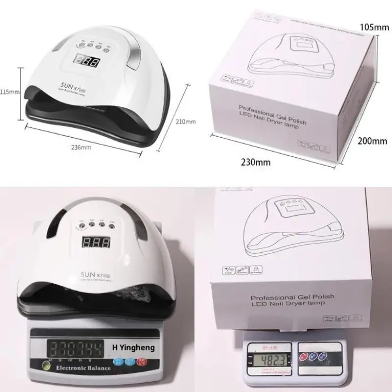 UV LED-nagellamp Gellak Sneldrogende gellamp met automatische detectie 4-timer Professionele nageldroger Manicure Salongereedschap