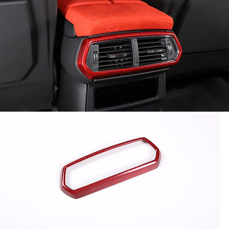 

Air Conditioner Vent Outlet Frame Decoration Cover Trim Car Interior Armrest Rear For Lamborghini URUS 2018-2021 Car Accessories