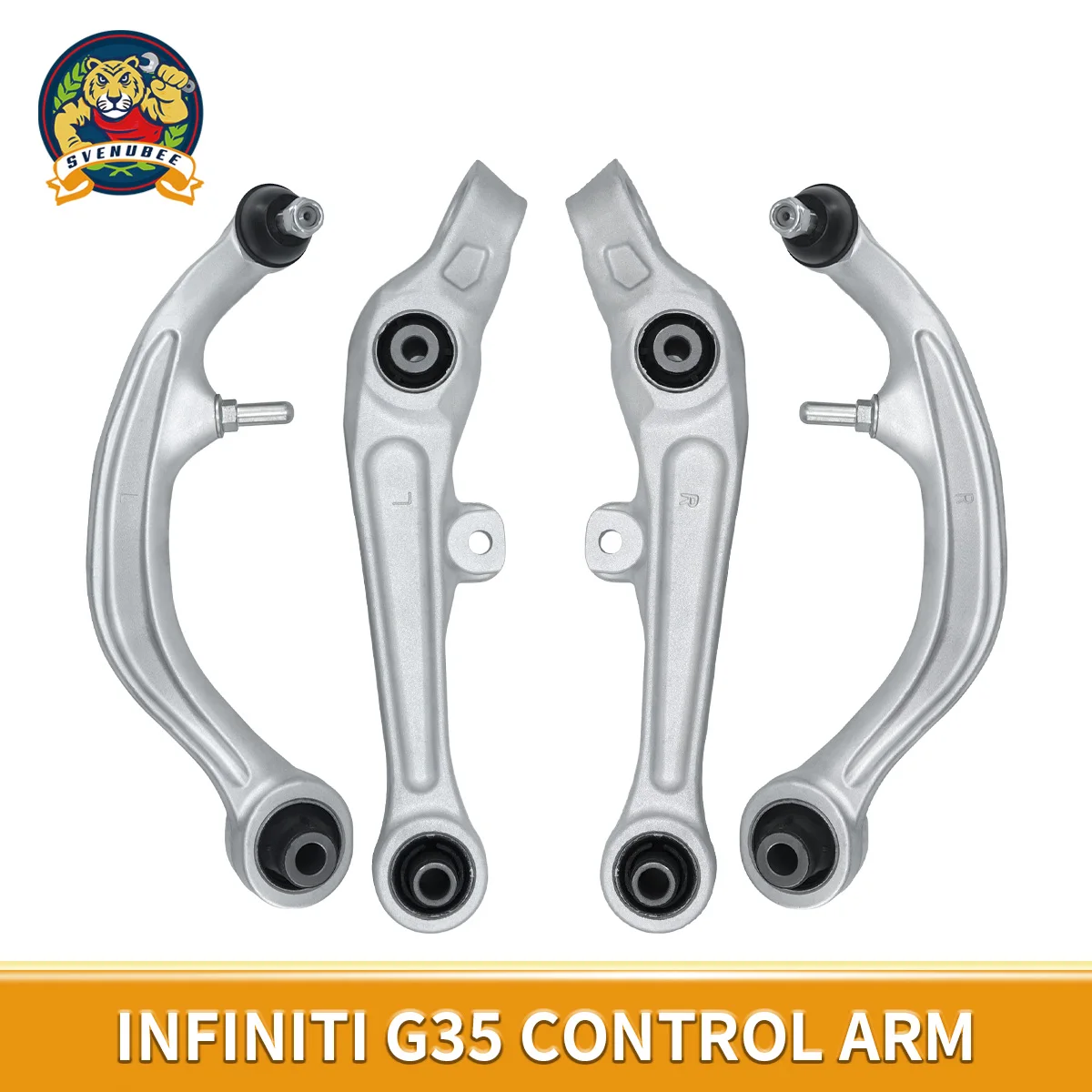 

Svenubee Front Lower Control Arm Ball Joints LH & RH 4pcs for Infiniti G35 Nissan 350Z 2003 2004 2005 2006 2007 2008 2009