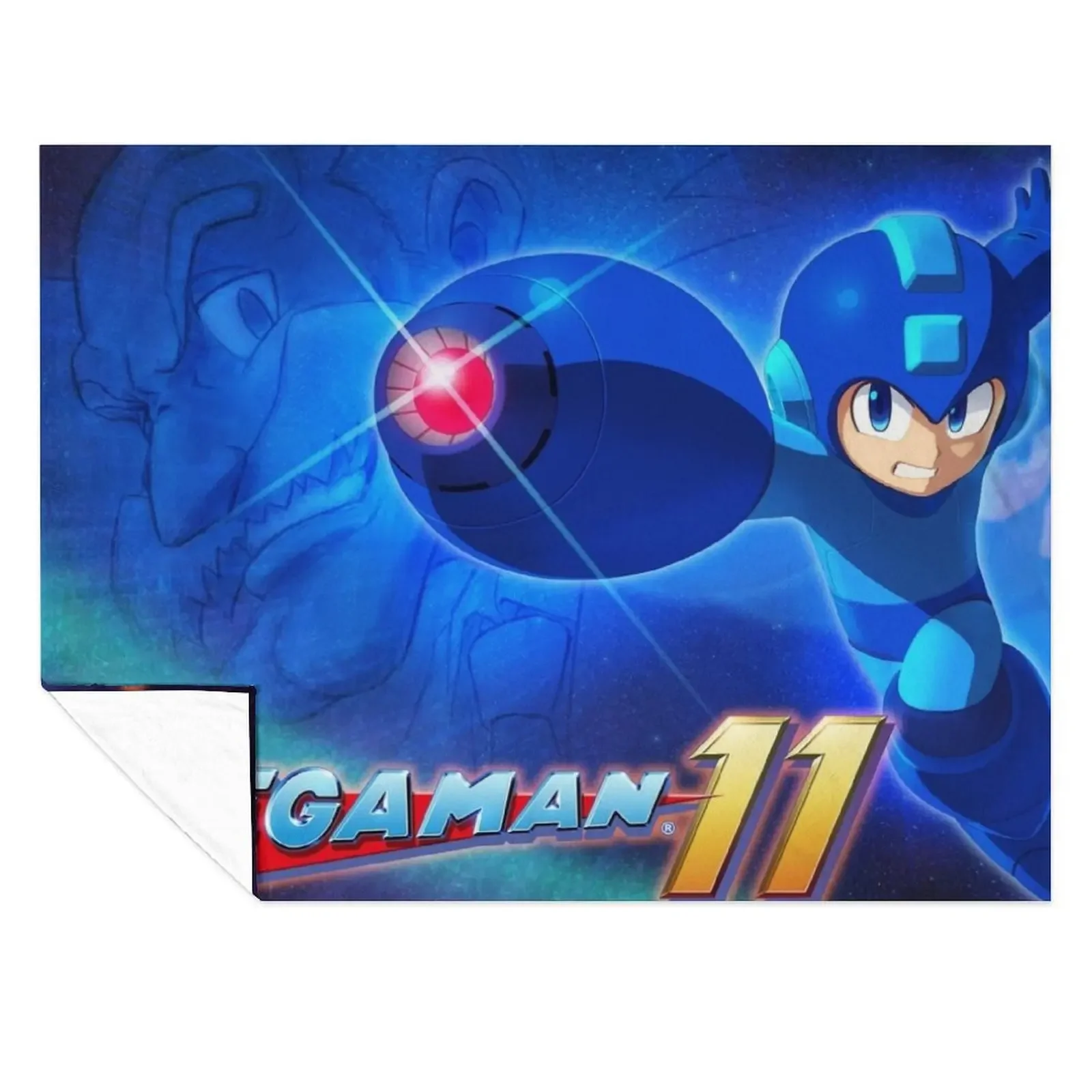 

Mega Man 11 Throw Blanket Bed covers for sofa Moving cosplay anime Blankets