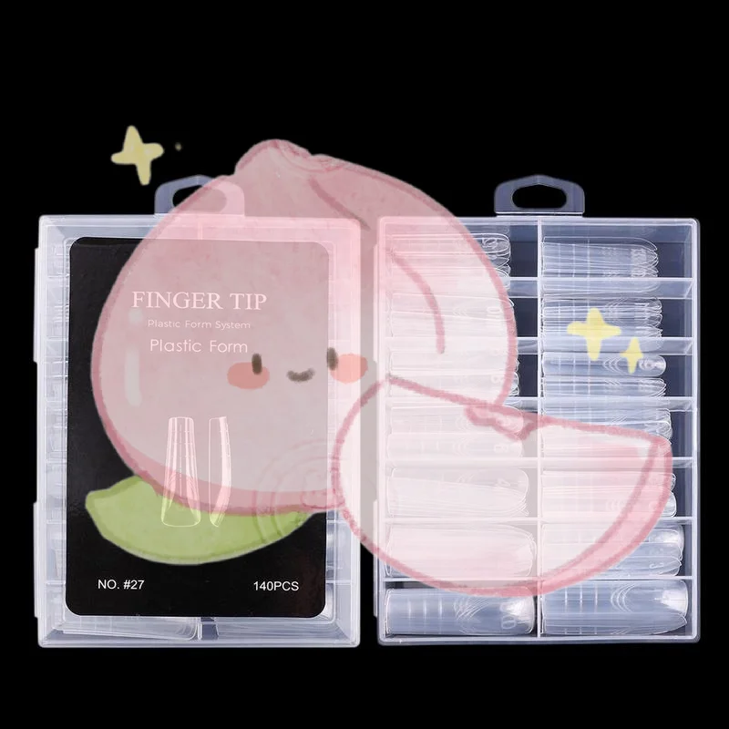 70/140/150 Stuks Nailpop Dual Systeem Nagels Formulieren Uitbreiding Valse Nagel Tips Top Formulieren Voor nagels Gel Building Mold Art Gereedschap