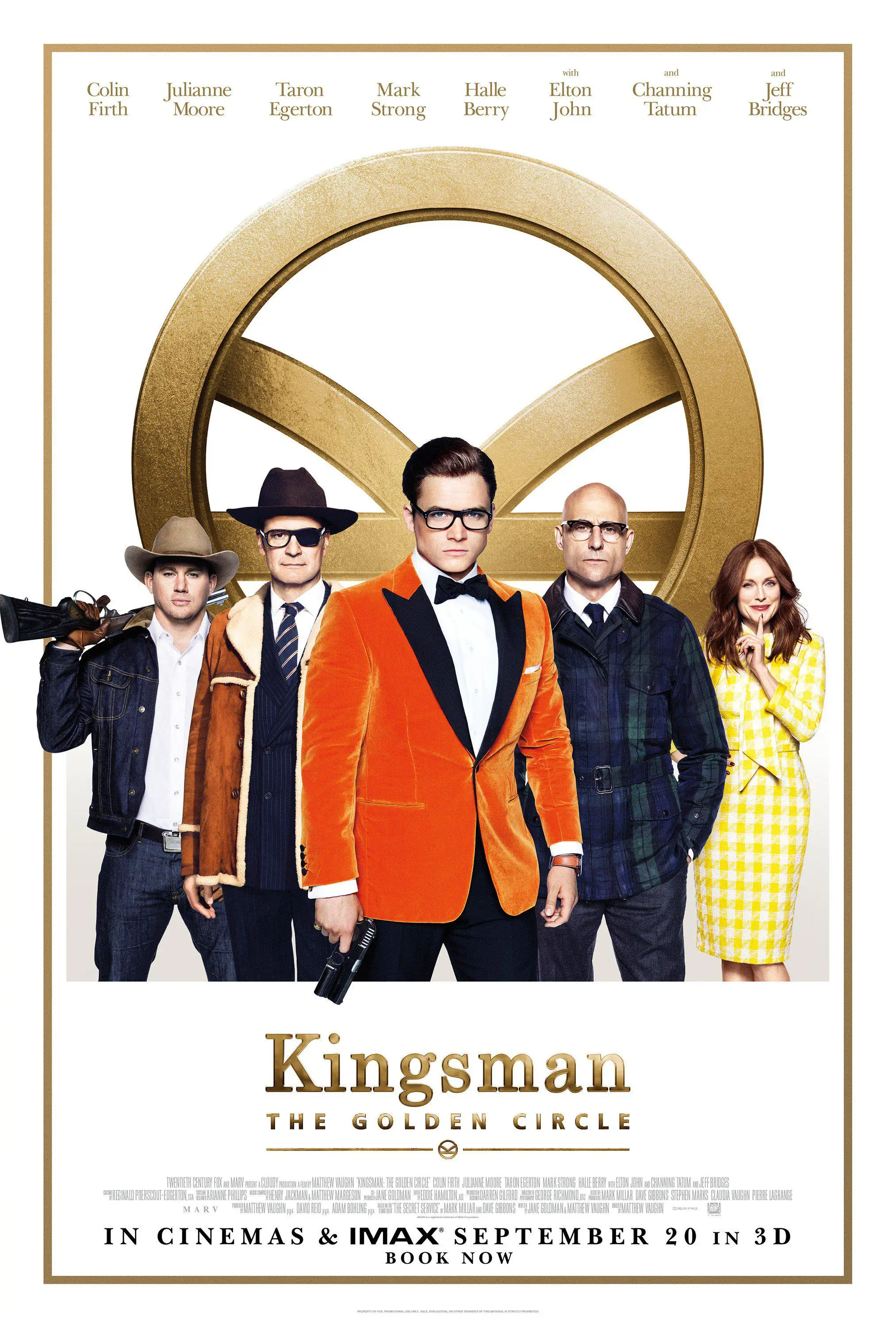 Film Kingsman: The Golden Circle (2017) POSTER Wandkunst Huisdecoratie schilderij