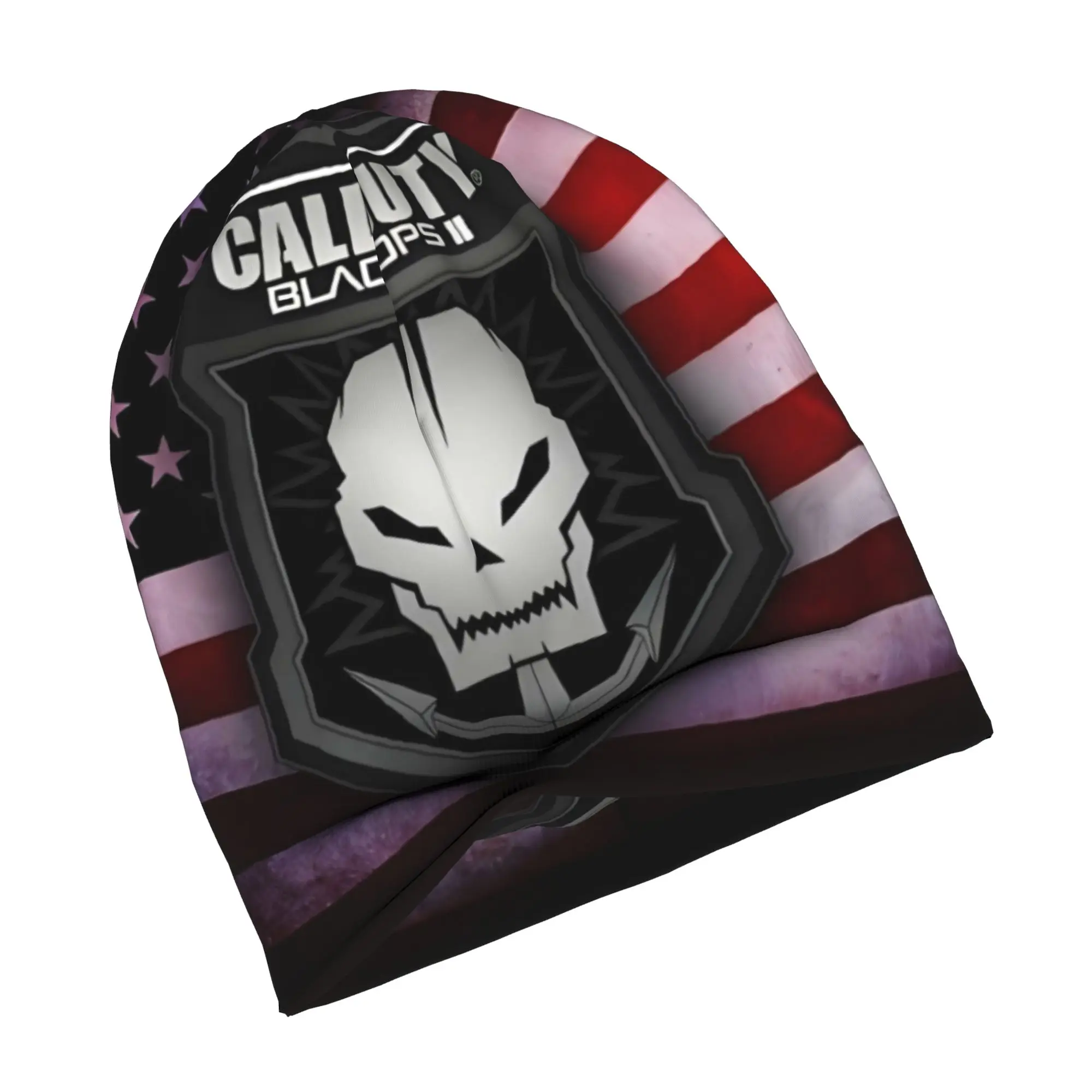 C-Call of D-Duty B-Black O-Ops Game Skullies Beanies Caps Men Women Unisex Street Winter Warm Knitting Hat Adult  Bonnet Hats