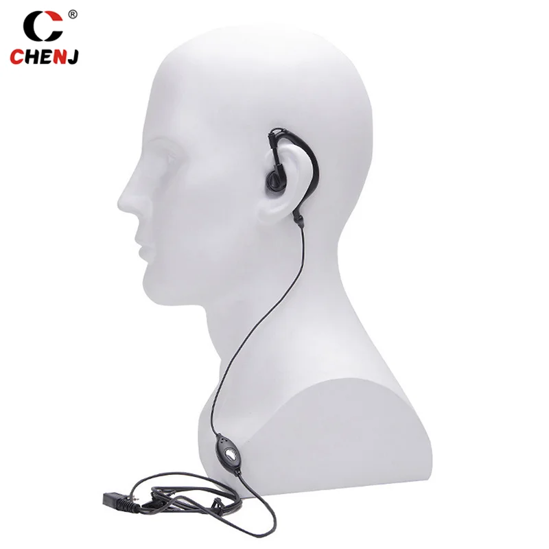 

1pcs Walkie Talkie Headset Earphone K-Plug Wired Two Way Ham Radio Earpiece For BF-888S UV5R Walkie Talkie 992 Earwear