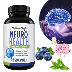 Neuro Health Capsules-Promotes Brain Health, Enhances Memory, Focus, and Clarity