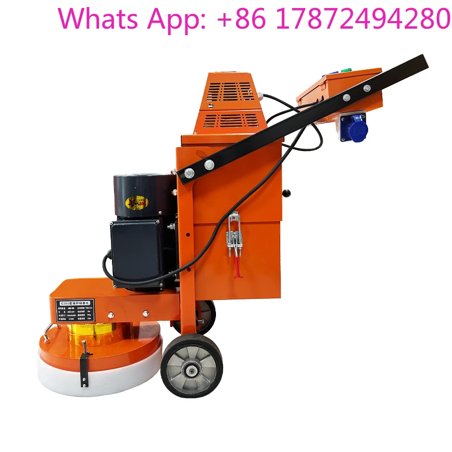 

350 Type Built-in Fan Epoxy Floor Sander Cement Floor Refurbishment Grinder Small Grinder Dustfree Road Polishing Grinder