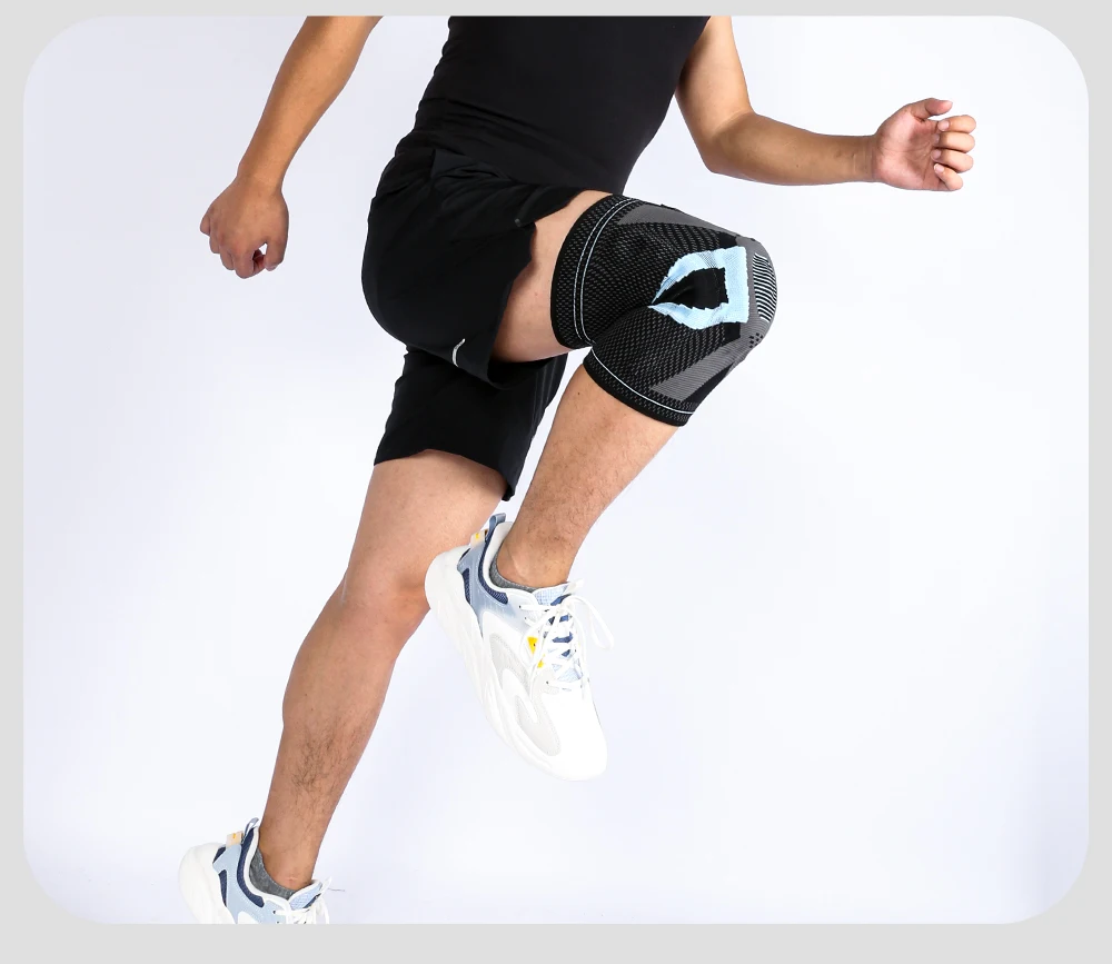 1PC Adjustable Knee Brace Open Patella Knee Support for Men Women Breathable Knee Wrap for Sports Running Fitness