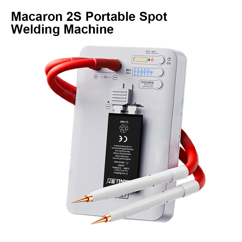 QIANLI Macaron Generation2 Portable Spot Welding Machine for Phone 11 12 13 14Series  Battery Flex Replacement Micro Spot Welder