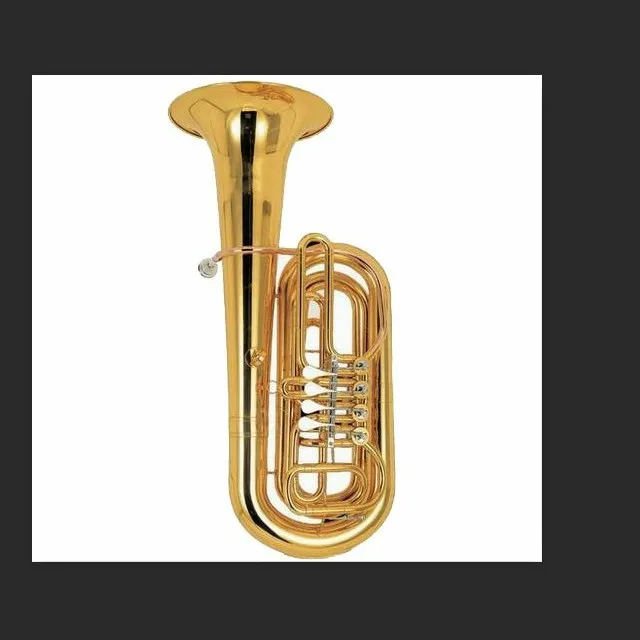 

XTA006 Gold Lacquer 4 Keys Tuba Bb