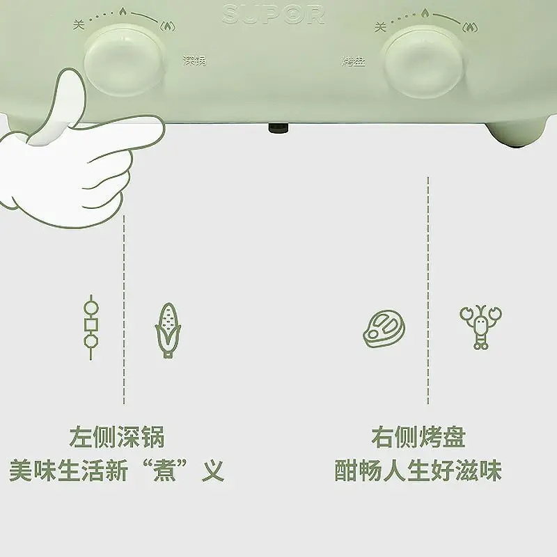 Marmite électrique domestique multifonctionnelle, type intégré