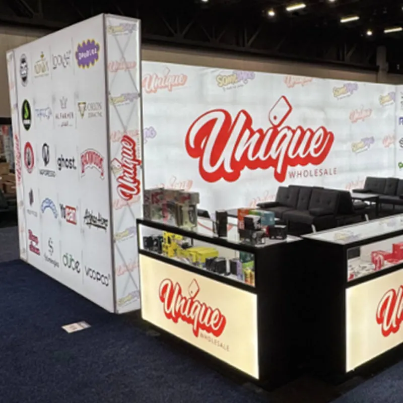 20 X 30 Foot Portable Trade Show Booth Pop up Displays Backdrop Modular Exhibition Booth