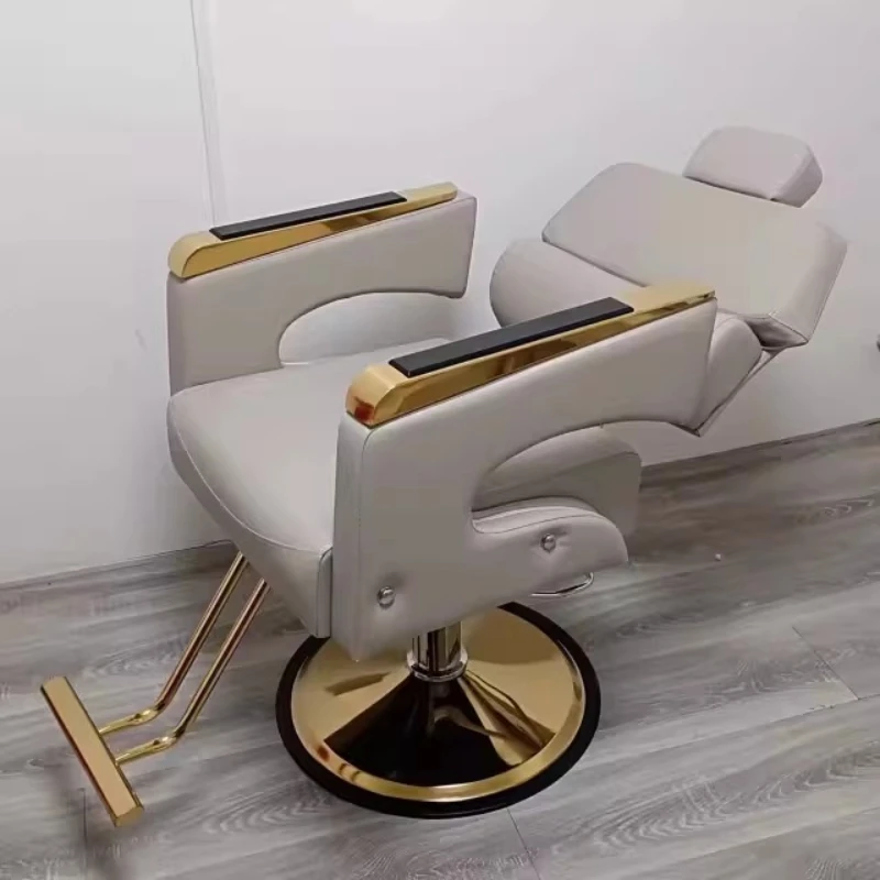 Factory Direct Barber Chairs Trendy Coloring Barber Chairs Perming Machines Commercial Furniture Sedia Da Barbiere ZY40LFY
