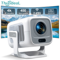 ThundeaL 4K Full HD PG370 Mini Projector Android Auto Focus Smart Home Meeting Theater 450ANSI Portable Beam Projector PK HY320