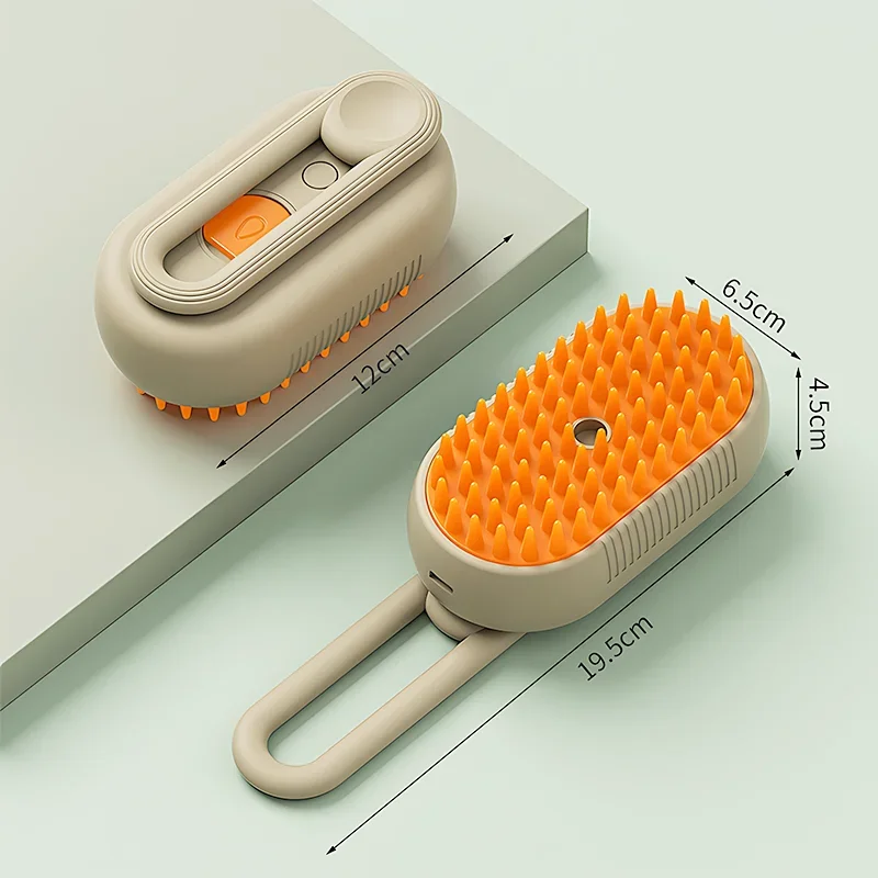 3-in-1 Electric Steamy Pet Brush 9