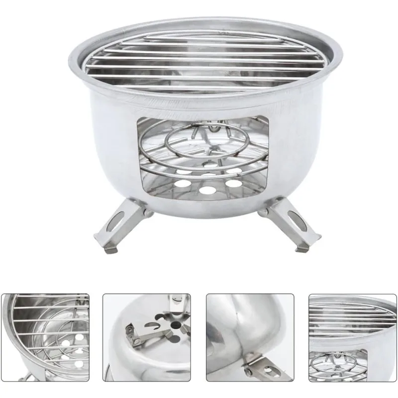 

Camping Stove Portable Spirit Burner Alcohol Furnace Kitchen Equipment Windproof Cooking Outdoor Backpackers Camping Household