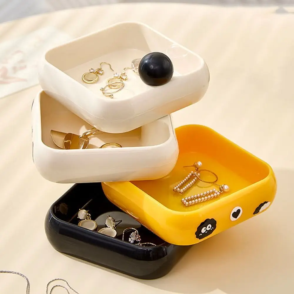 

Creative Jewelry Storage Holder 360 Degree Rotating 3/4 Layers Necklace Storage Container Multi-Layer DIY Cosmetic Storage Box