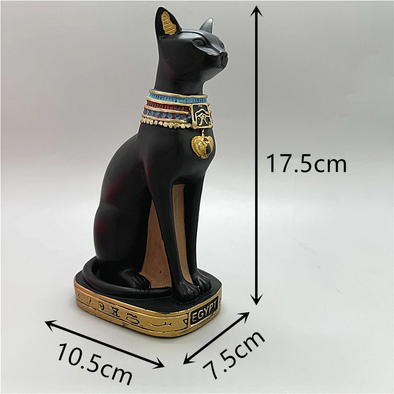 2024 Ancient Egyptian God Cat Silicone Mold DIY Flipped Gypsum Resin Crystal Dropping Gel Aromatherapy Candle Concrete Mold