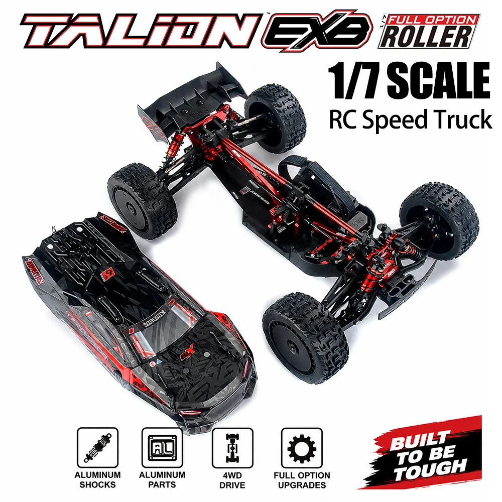ARRMA ARA7207V6T1 TALION EXB ROLLER Empty Frame 1/7 RC Electric Remote Control Model Cars Speed Truck Adult Children's Toys