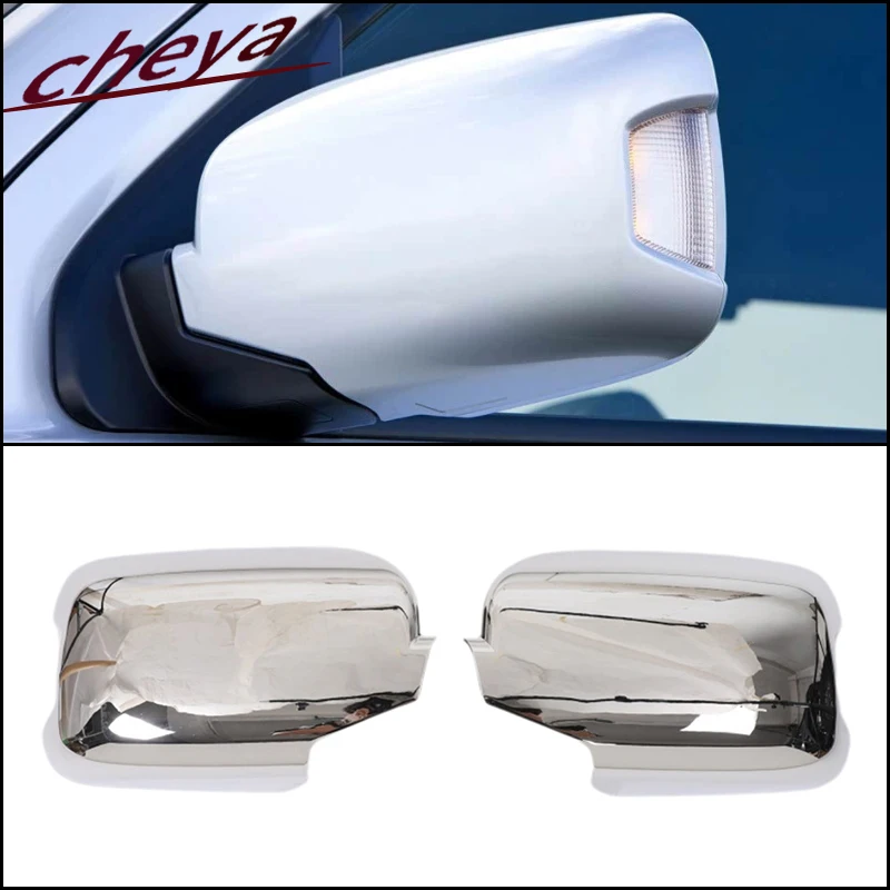 ABS Plastic Bright Light Car Side Rearview Mirror Decorate Cover Trim For Honda Pilot 2009-2015 Auto Exterior Accessories