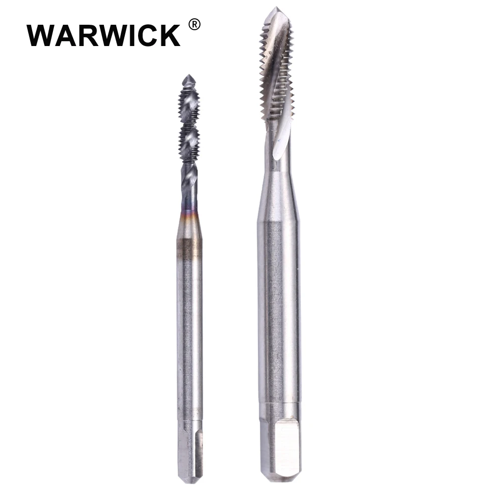 

WARWICK Hss(M42) Спиральный рифленый машинный метчик Модель без метчиков из быстрорежущей стали для M1.0 M1.2 M1.6