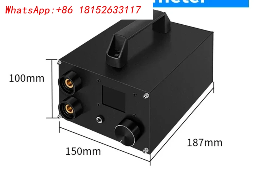 Soldador por puntos BBPortable de doble faradio, soldador por puntos con batería de condensador ajustable de 250 engranajes 3000F con pantalla LCD de 1,8 pulgadas MM