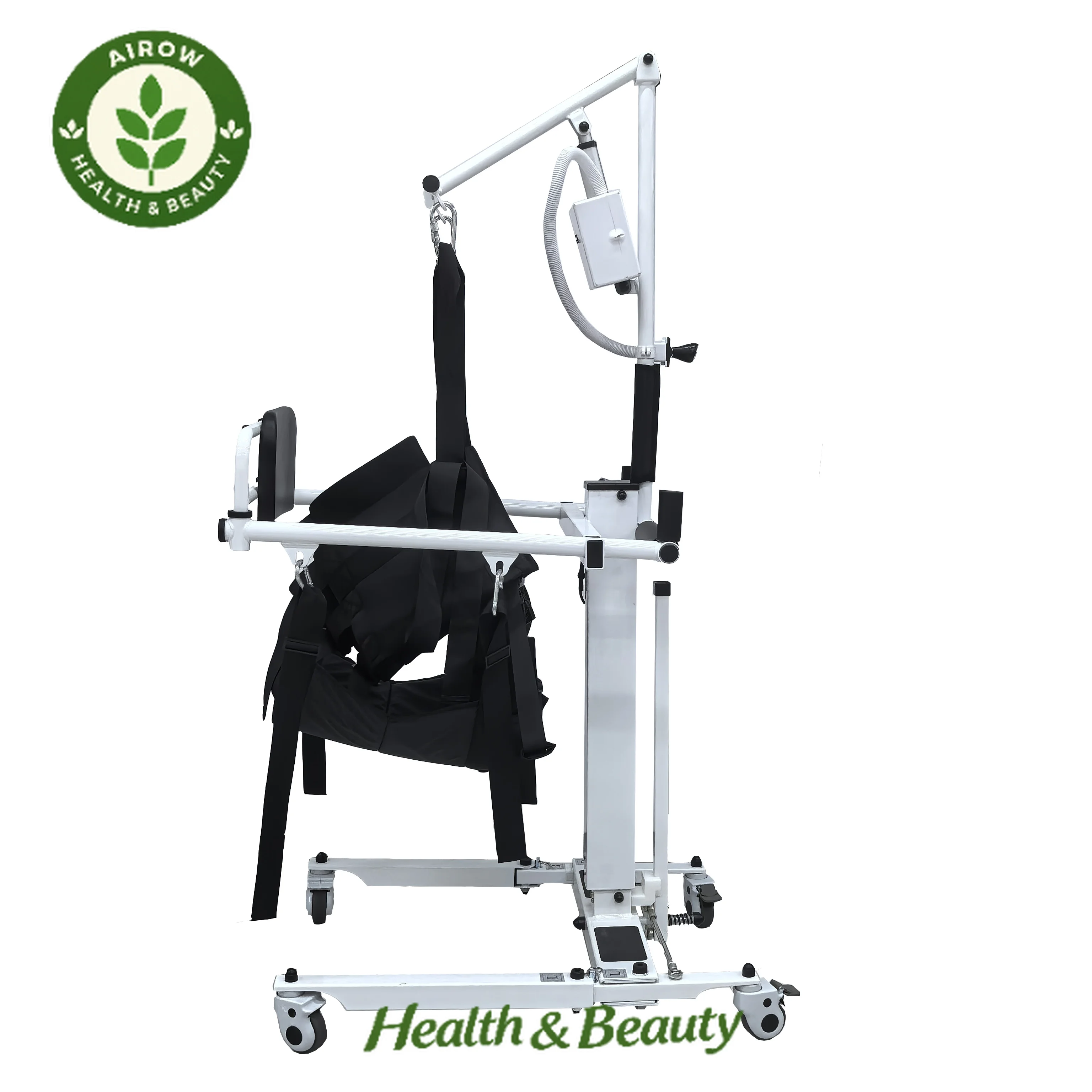AIROW Xfl Lift Transfer Chair Patient Hoist Car Transfer Mobility Equipment 150kg Capacity Foldable Base 35cm Lifting Range
